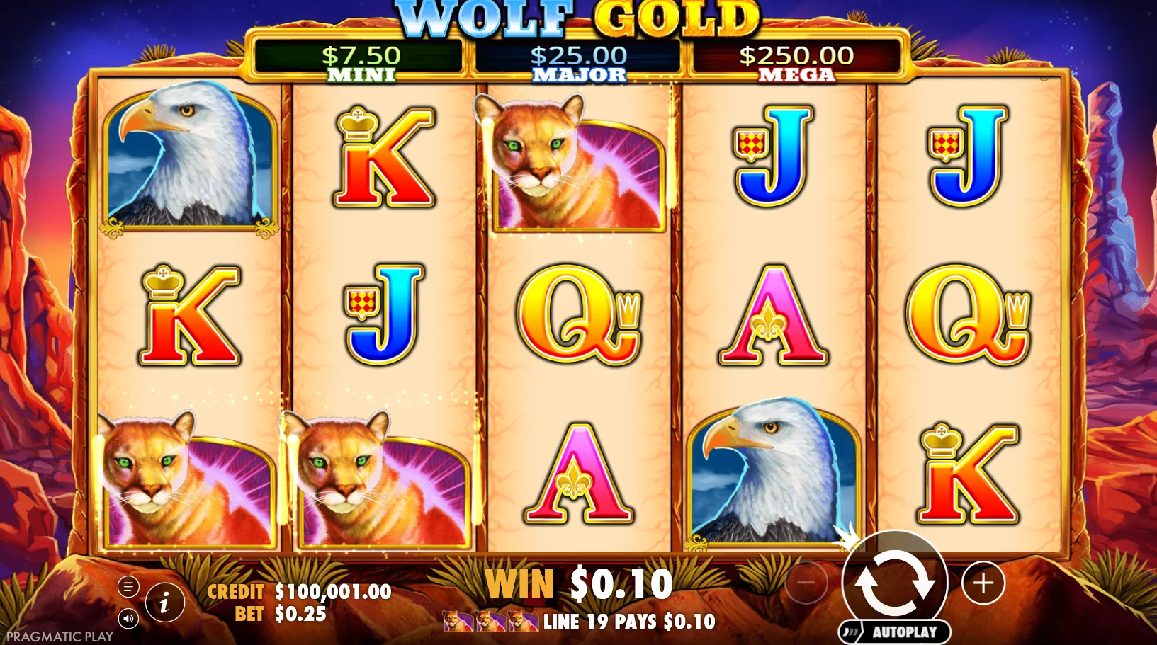 Wolf Gold Slot Demo image